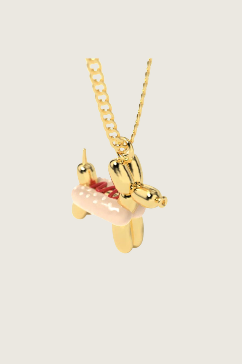 Hot Doggy Gold Necklace