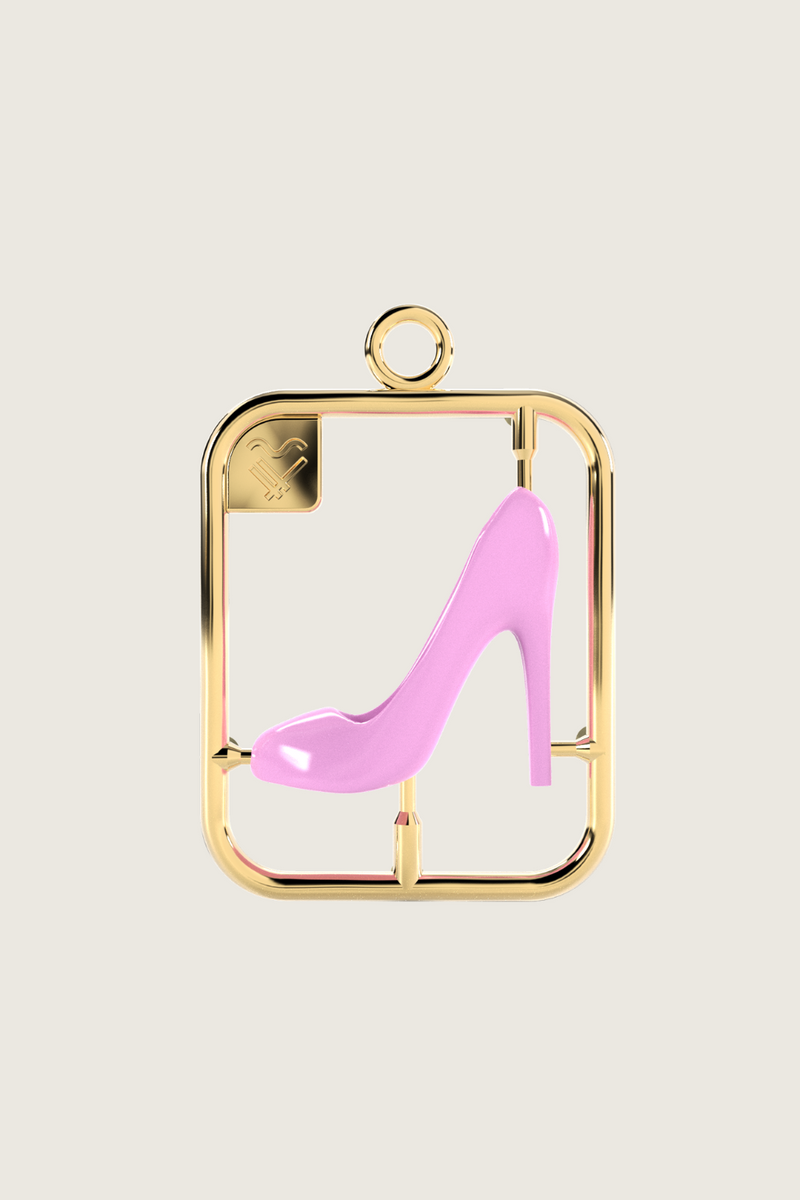 Doll Heel Toy Frame Necklace