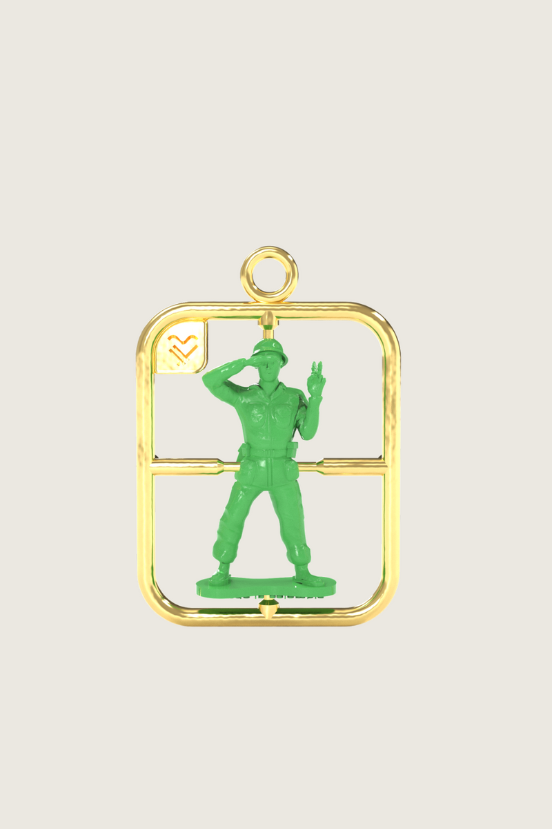 Sarge Toy Solider Necklace