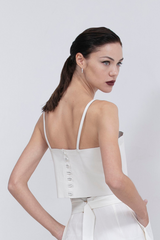 Judy Top White
