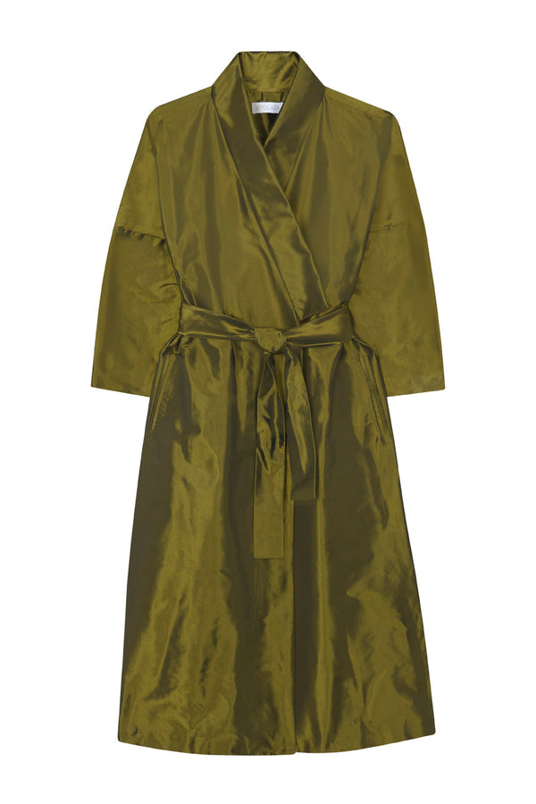 Olive Kimono Coat | Showroom